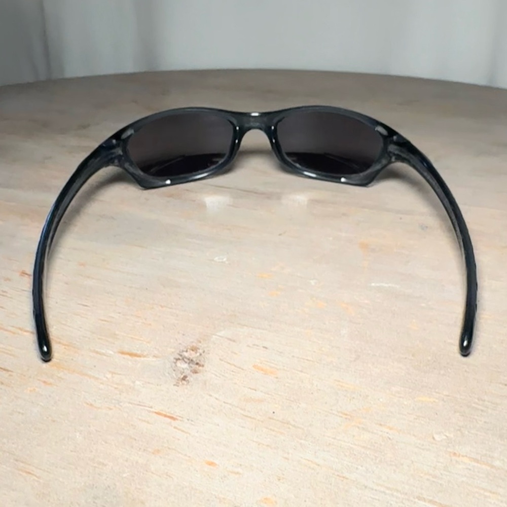 Vintage Oakley Fives Smoke Gray Wrap Sunglasses - Picture 6 of 8